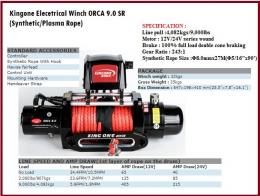KingOne製 ORCAスタイル 12V電動ウインチ