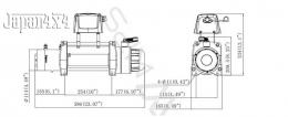 KingOne製 ORCAスタイル 12V電動ウインチ